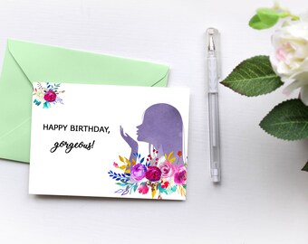 Printable Birthday Card for Her Unique Birthday Card Best Friend Birthday Card for Girlfriend Birthday Card for Sister Birthday Card Wife