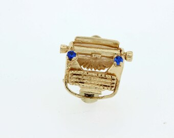 Miniature Typewriter Charm