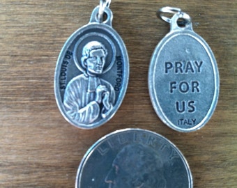 St. Louis Marie de Montfort/Montford holy medal - True Devotion to Mary - Catholic saint - patron of preachers, Company of Mary
