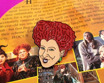 Winifred Sanderson - Soft Enamel Pin - Hocus Pocus - Witch - Halloween - 90's Nostalgia
