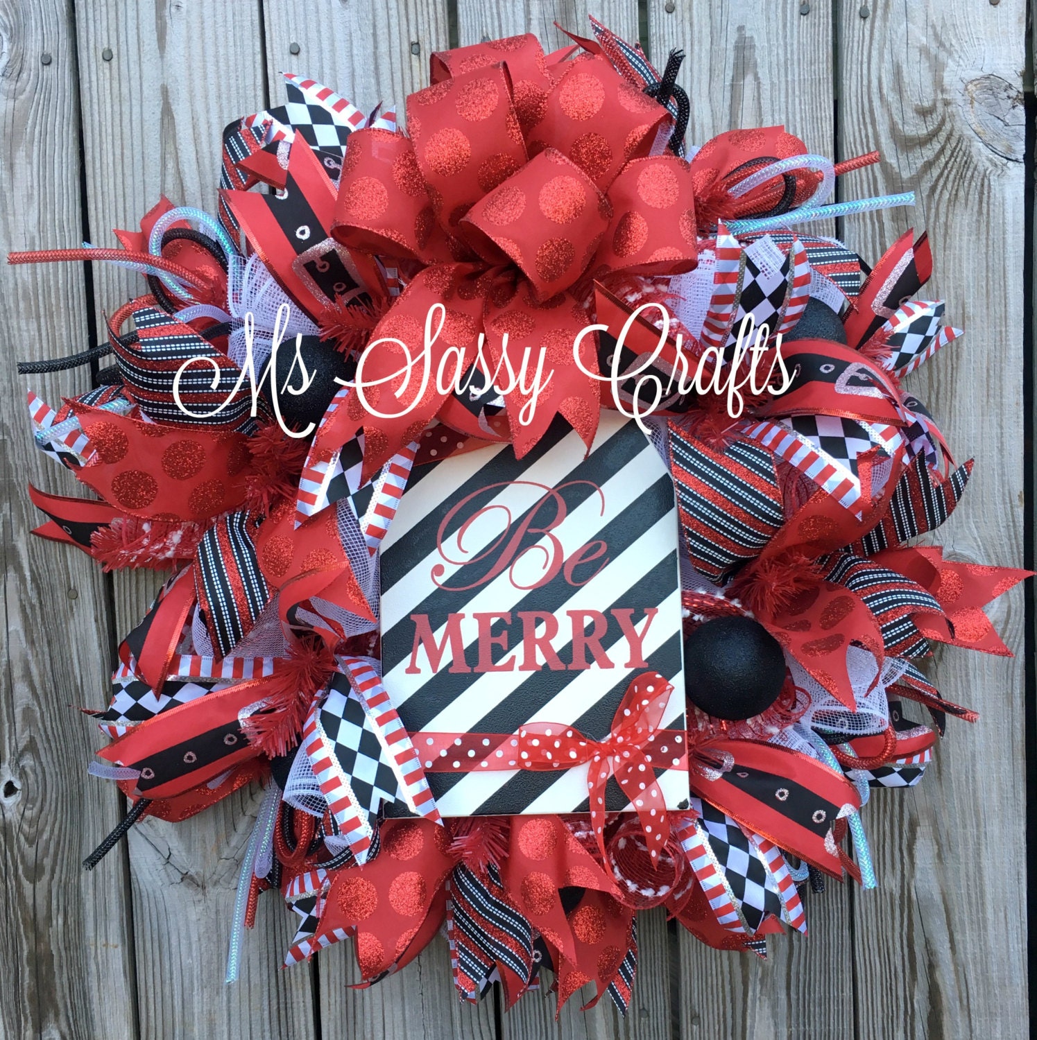 christmas wreath be merry wreath red and black christmas christmas wreath be merry wreath red and black christmas