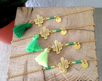 Fine bracelet cactus Bohemian chic trend was 2017