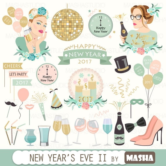 free clipart of new years eve party - photo #37