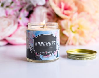 Hanamura-- Overwatch Inspired Soy Candle (4 oz.)