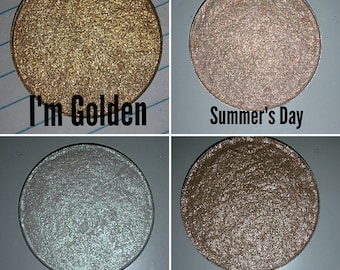Pressed Highlighter - Highlighting Powder - Pressed Eyeshadow 36 mm Pan - NEW Color Options Available