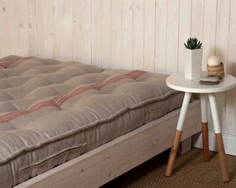 6" Queen Wool Mattress, Handmade, Non-toxic / 57 pounds of 100% Pure New Wool Filling / You choose the fabric / Custom sizes on request