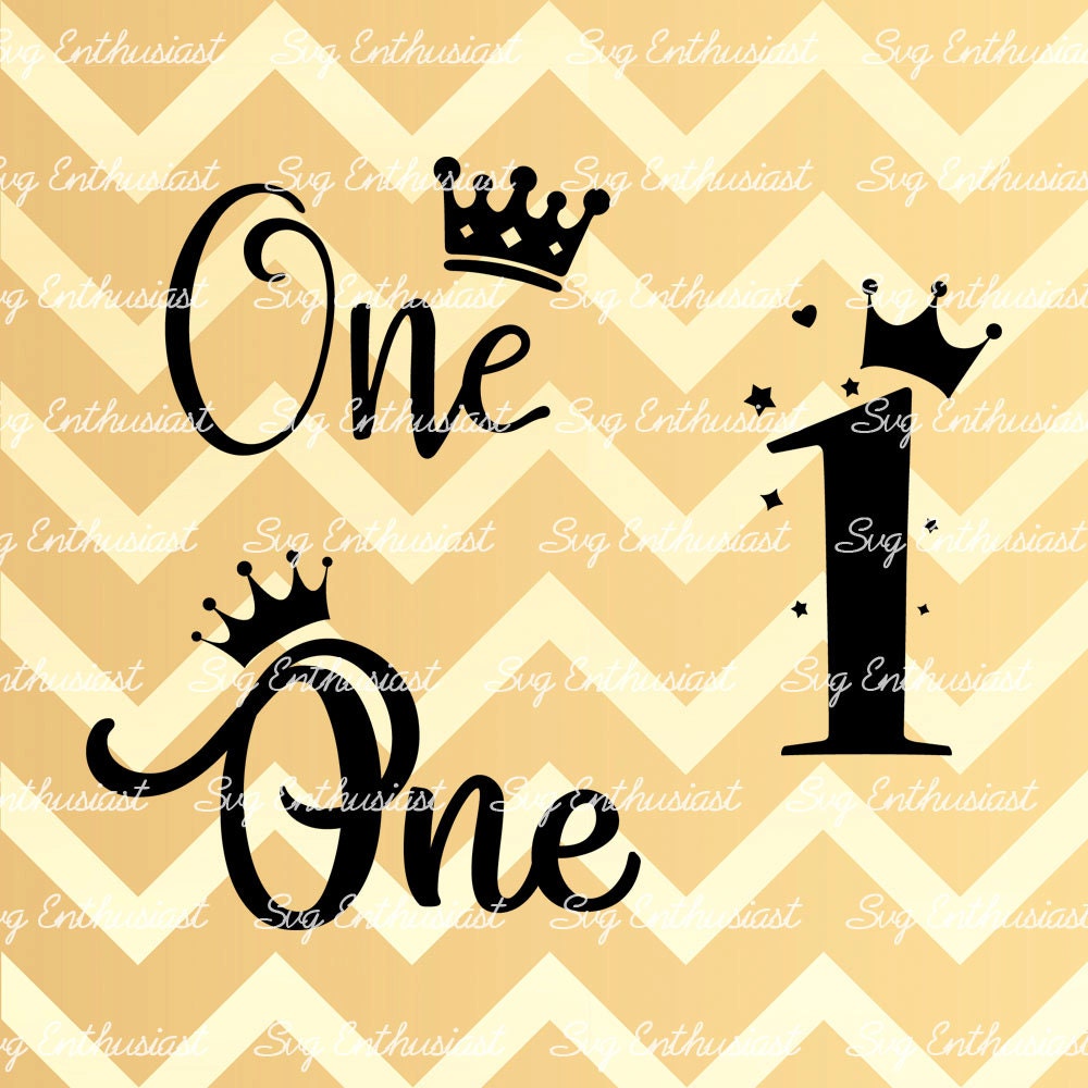 Download First Birthday SVG, One Year old Birthday SVG, Crown SVG, First Anniversary Svg, Baby Svg ...