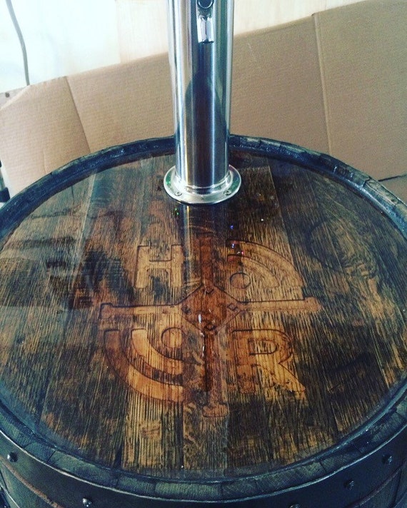 Whiskey Barrel Ice Kegerator Basic Deluxe Custom