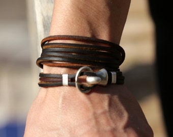 Delicate Modern Leather Bracelet Boho Leather Bracelet