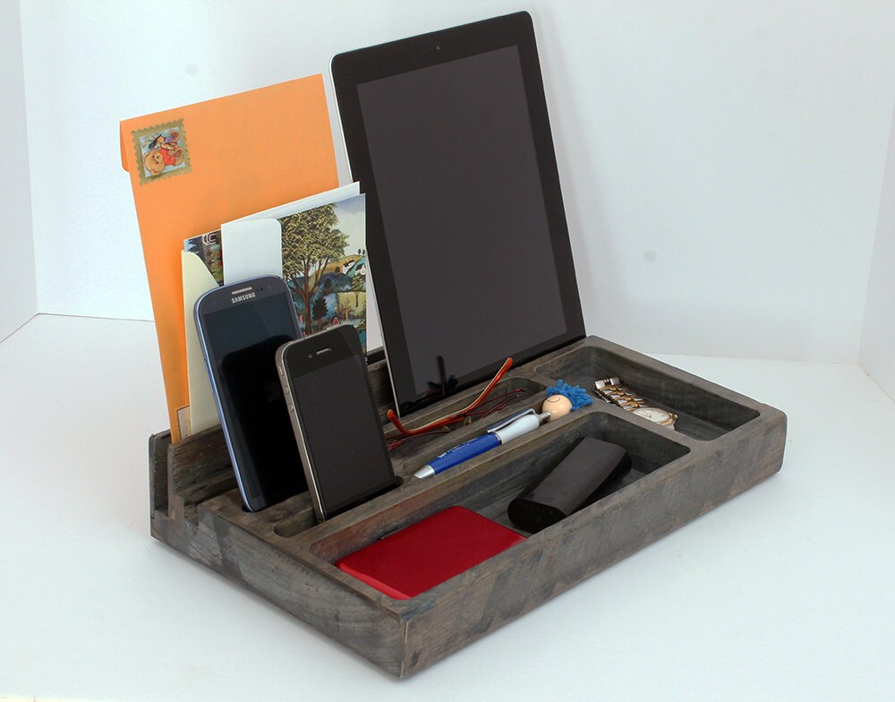 desk organizer docking station