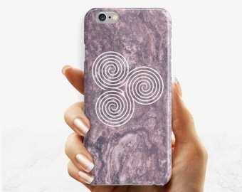 Marble Celtic phone case, iPhone 7 6 6s Plus phone case iPhone 5 5s SE phone case, Samsung Galaxy S8 Plus S7 Edge S6 S4 S3 marble phone case