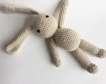 Floppy-eared Crochet Bunny, Bunny Toy, Easter Bunny, Stuffed Animal Toy