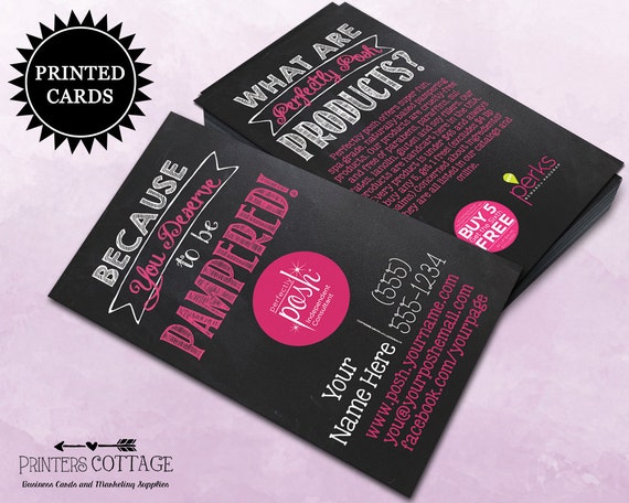 Perfectly Posh Business Card Perfectly Posh By APrintersCottage