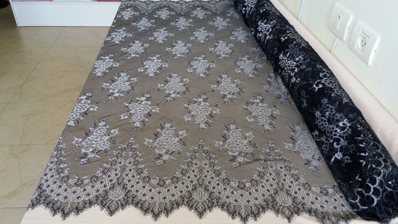 Lace fabric, burgundy Lace, French Lace, Embroidered lace, Bridal lace, Veil lace, Lingerie Lace Chantilly Lace