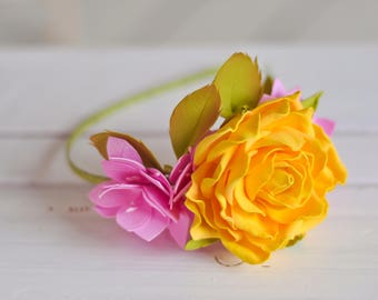 Toddler headband Flower girl gift ideas Shower gift for Baby girl headband Flower girl headband Childs headband Girls headband birthday
