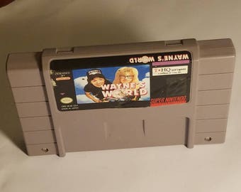 Wayne's World Super Nintendo Video Game Cartridge (SNES)