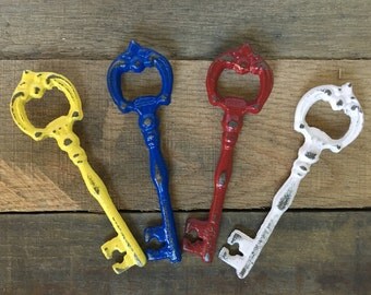 Skeleton Key Bottle Opener - Corporate Gifts - Coworker Gift - New Home Housewarming Gift - Teacher Appreciation Gift - Antique Style Keys