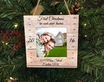 SUMMER SALE First Christmas In Our New Home Ornament Gift
