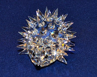 Swarovski Crystal Hedgehog Figurine, Crystal Hedgehog