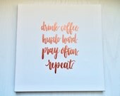 Items similar to Custom Canvas Quote, Wall Art on Etsy