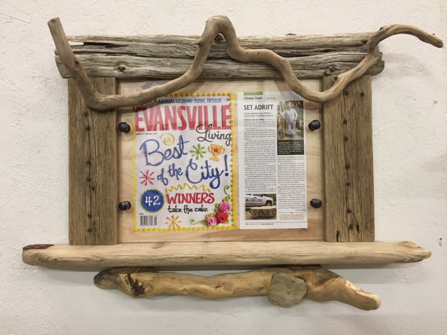 Driftwood Picture Frame from BOTRDriftwood on Etsy Studio