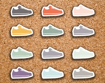 72 Fitness, Running Shoe, Workout, & Step Icon Planner Stickers for 2017 Inkwell Press IWP-DC20