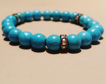 Turquoise Howlite Bracelet