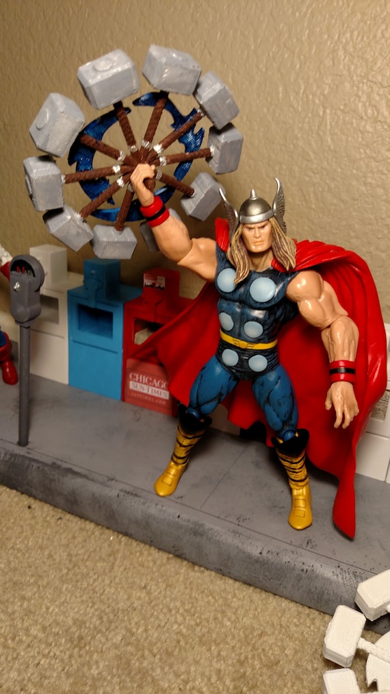 Custom Spinning Hammer Accessory for Marvel Legends Thor..NO