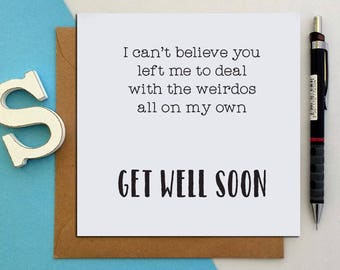 Naughty get well | Etsy