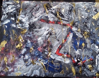 Tableau Moderne En Relief Face Of Art - Soleil Sur La Mer - 70x30 Cm - Acrylique Et Plâtre