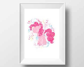 Pinkie Pie, My Little Pony, Pony, Horse, Nursery, Kids Room *Instant Download*