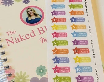 AJ6D420, Meal Planner Star Awards, Planner Stickers