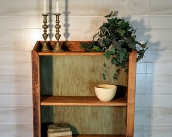 Furniture, Bookcase, Book Storage, Rustic Bookcase, Rough Sawn Oak Bookcase, Farmhouse Bookcase, Reclaimed Wood Bookcase