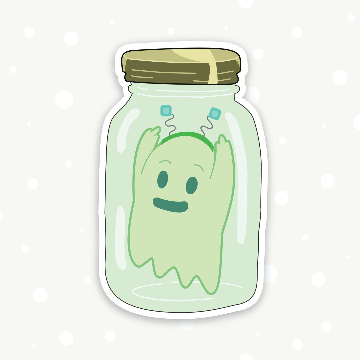 rick and morty ghost in a jar figure