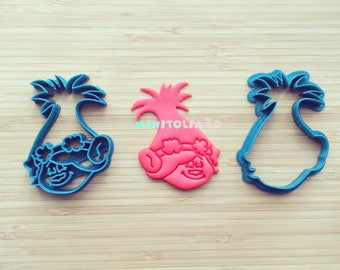 Trolls- Princess Poppy Cookie Cutter