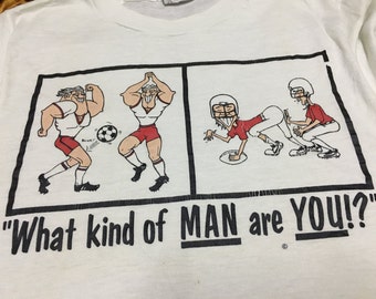 Vintage Football Nike shoes Tshirt
