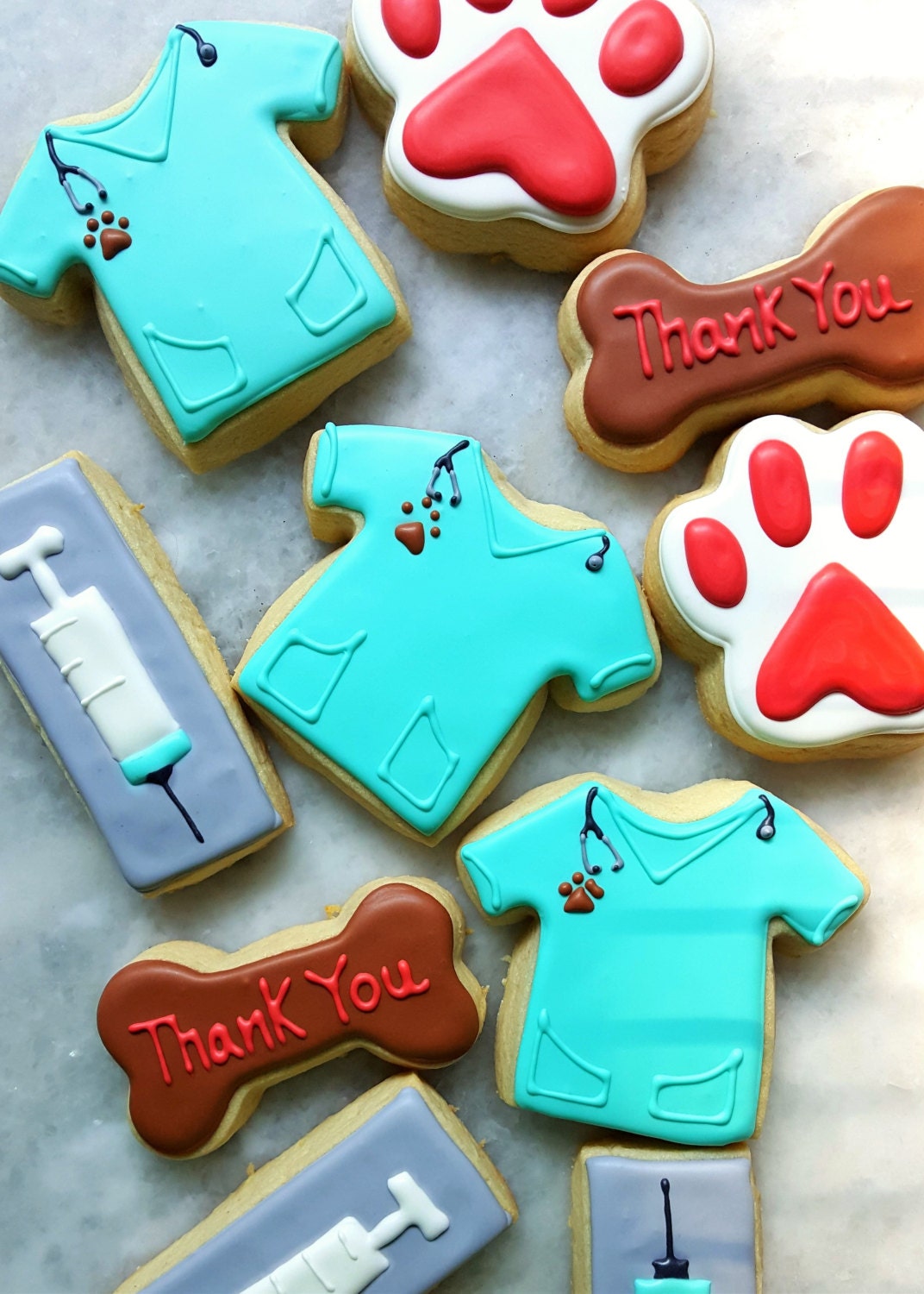 Veterinarian Thank You Cookies
