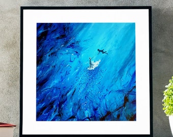 Lunafreya and Noctis - Final Fantasy XV (FFXV) Painting Print