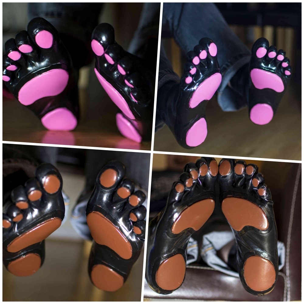 Rubber Toe Socks With Pawpads
