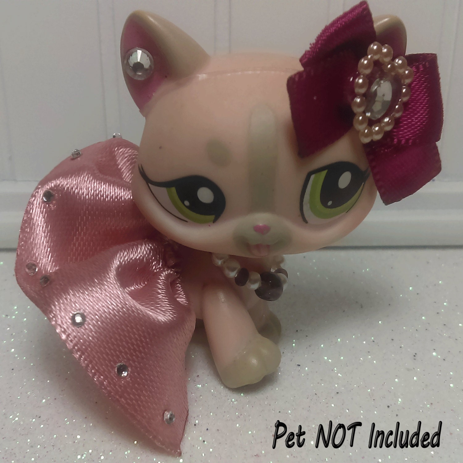 Littlest Pet Shop Clothes and Accessories LPS Outfit Pink