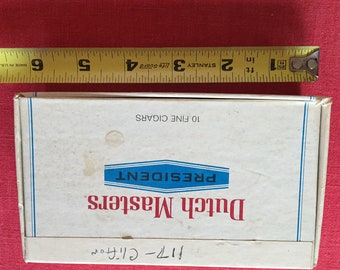 Vintage Dutch Masters Presidents Cigar Box 15 Cent Box Consolidated Cigar