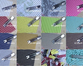 F30421-about 95x140mm (Pick color, 1pcs) Non Slip Grips Liners for Alligator Clips.(5g)