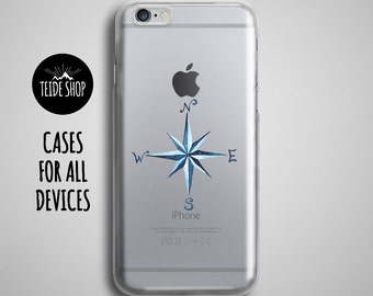 Compass Clear iPhone 7 Case iPhone 6S Plus Case Clear iPhone 7 Plus Case iPhone 6S Case iPhone SE Case iPhone 6 Case Clear Phone Case