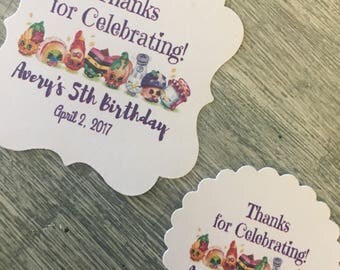 Shopkins thank you favor tags, shopkins thank you tag, shopkins favor tags, shopkins birthday, shopkins party, girl birthday, shopkins