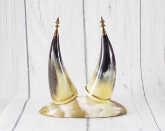Couple gift/for/boss gift/for/groom Gift set little horn Viking ship table decor Sailboat dishes for parties wine grapes Cup of wine Celtic