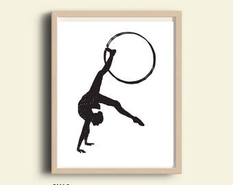 Gymnastics Wall Art gymnast wall art | etsy Gymnastics Wall Art gymnast wall art | etsy