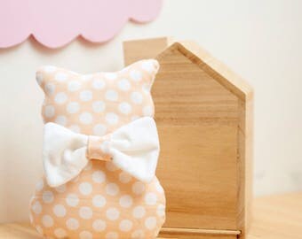 Little red decorative pillow