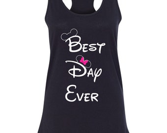 Disney Tank Top // Best Day Ever Disney Tank Top // Disney Shirts // Disney Family Shirt