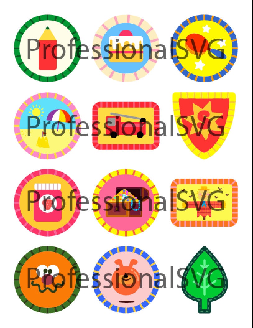 Badges 1-52 Best Value Bundle Hey Duggee by ProfessionalSVG