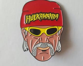Hulk Hogan 80s Retro enamel pin